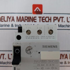 Siemens 3vu1300-0mg00 Circuit Breaker For Motor Protection 600vac Max 50/60hz