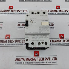 Siemens 3vu1600-1mg00 Motor Protective Circuit Breaker Cat. A 600vac 50/60hz
