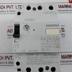 Siemens 3vu1600-1mh00 Manual Motor Circuit Breaker Cat A 50/60hz