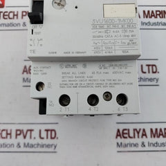 Siemens 3vu1600-1mk00 Circuit Breaker Cat A 600vac 50/60hz