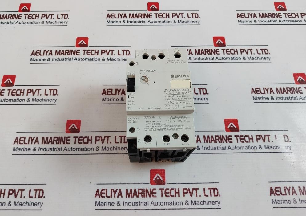 Siemens 3VU1600-1MK00 Circuit Breaker For Motor Protection 50/60Hz