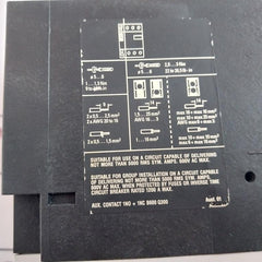 Siemens 3VU1600-1MK00 Circuit Breaker For Motor Protection 50/60Hz