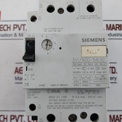 Siemens 3vu1600-1ml00 Circuit-breaker Cat. A 6-10a 600vac 50/60hz