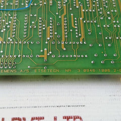 Siemens 4.0943.1006.2 Sbs Control Printed Circuit Board, 8670101012