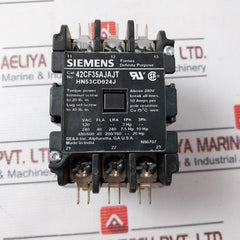 Siemens 42Cf35Ajajt 3 Pole Contactor Hn-53Cd-024