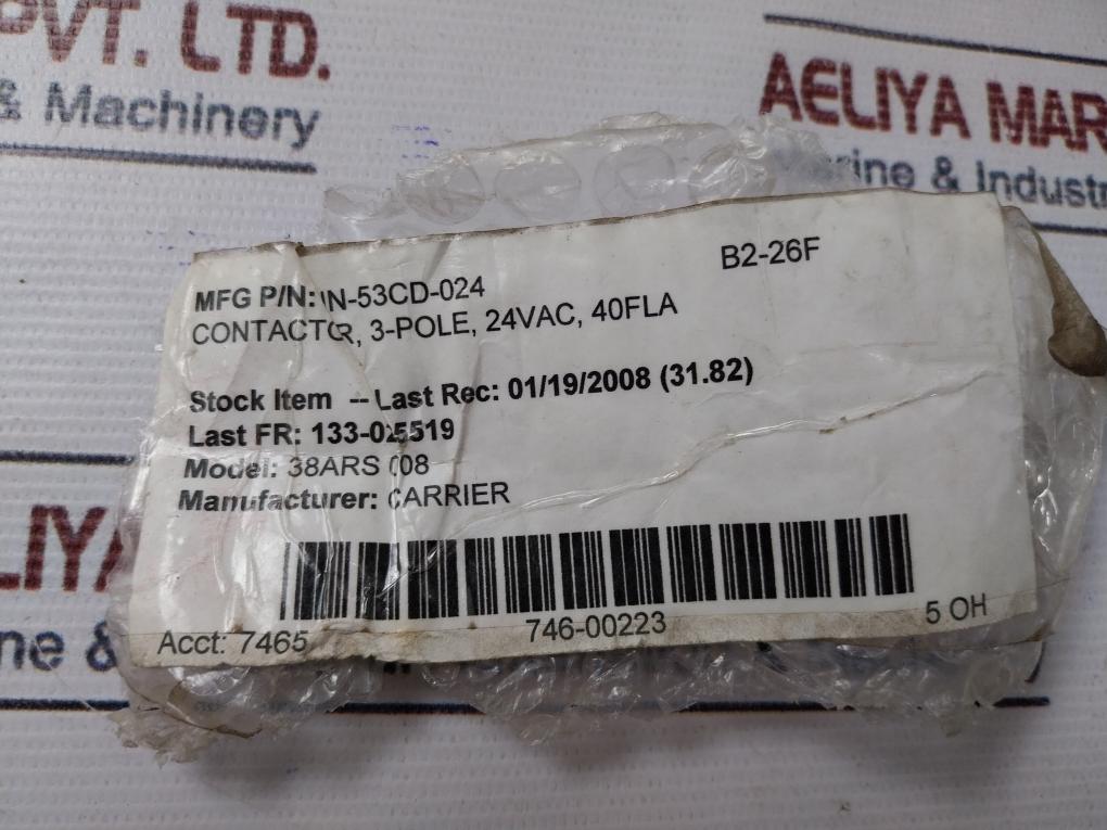 Siemens 42Cf35Ajajt 3 Pole Contactor Hn-53Cd-024