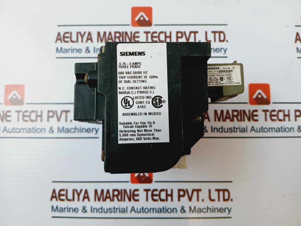 Siemens 48Asb3M20 Solid-state Overload Relay