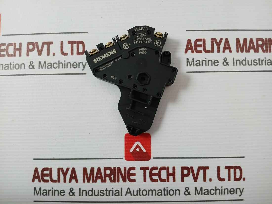 Siemens 49Ab11 Auxiliary Contact Block Series A