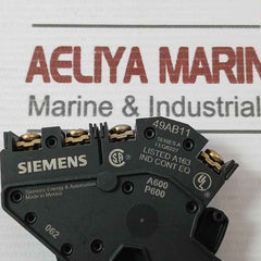 Siemens 49Ab11 Auxiliary Contact Block Series A