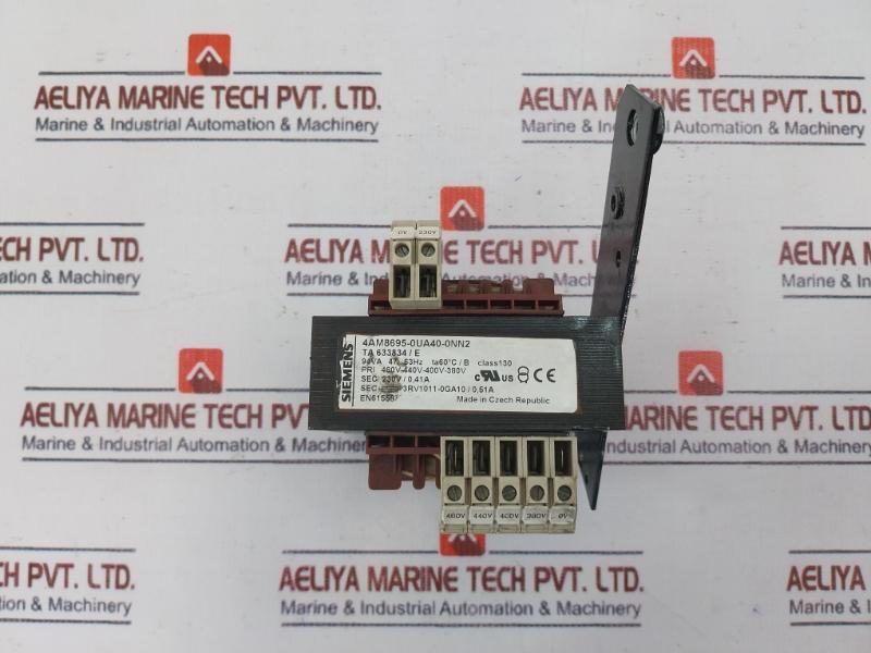 Siemens 4Am8695-0Ua40-0Nn2 Single Phase Power Transformer 47–63 Hz 230V