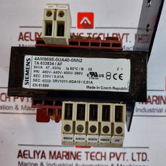 Siemens 4Am8695-0Ua40-0Nn2 Single Phase Power Transformer Dc 460V-440V-400V-380V