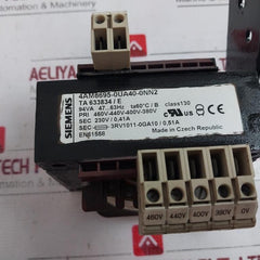 Siemens 4Am8695-0Ua40-0Nn2 Single Phase Power Transformer Ta 633834/E 230V/41A