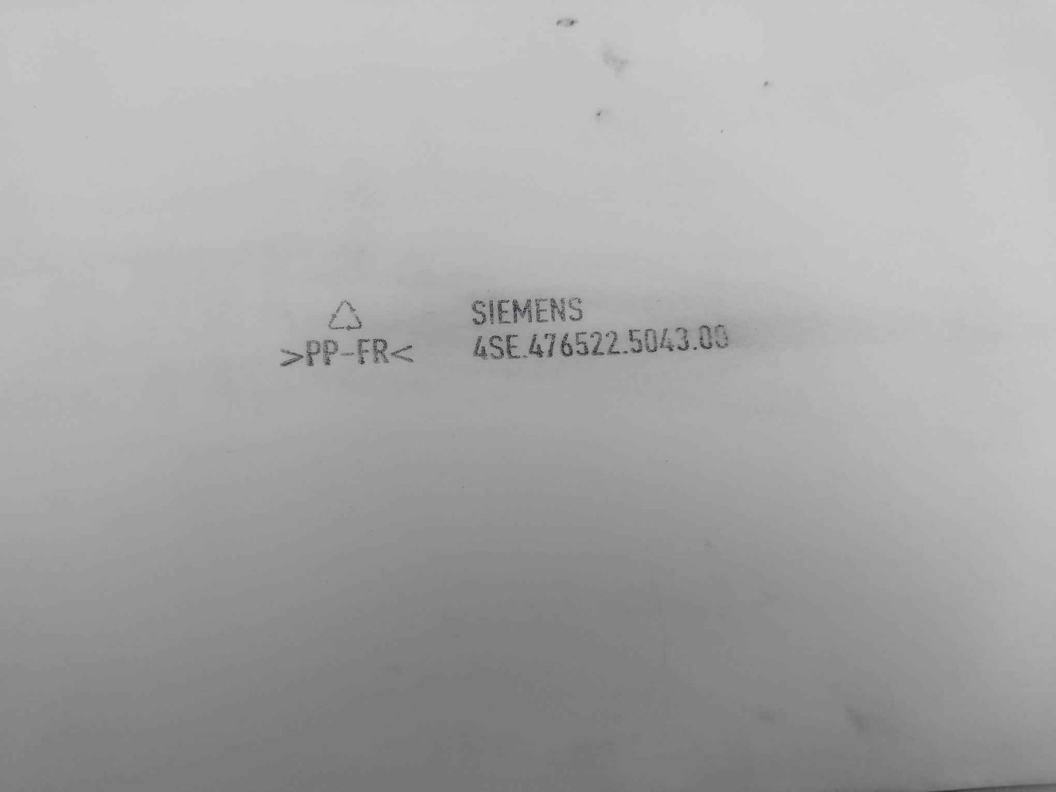 Siemens 4Se.476522.5043.00 Mounting Plate