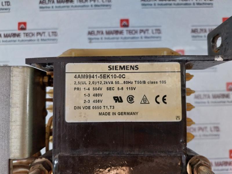 Siemens 4am9941-5ek10-0c Current Transformer 50…60hz