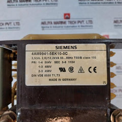 Siemens 4am9941-5ek10-0c Current Transformer 50…60hz