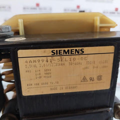 Siemens 4am9941-5el10-0c Transformer 50-60hz