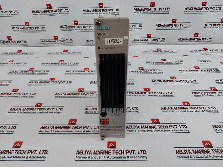 Siemens 505-6660 Power Supply 220Vac + Remote Base Controller + 7X 8Ch Output Analog + 6X 1/2A Dc Output + 3X 24Vdc Input
