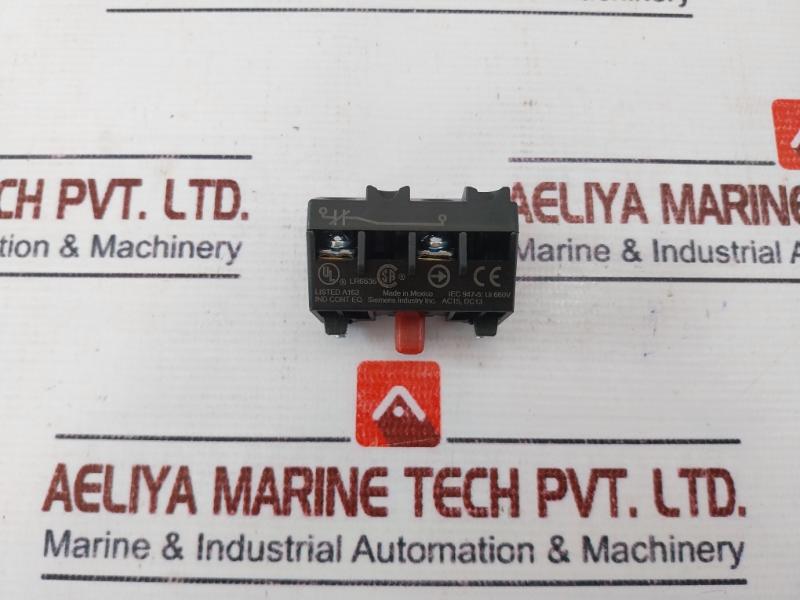 Siemens 52baj Actuator/indicator Component Contact Block 660 V