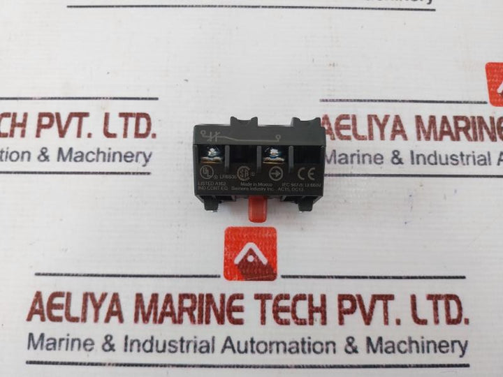 Siemens 52baj Actuator/indicator Component Contact Block 660 V