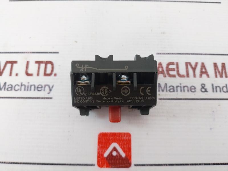 Siemens 52baj Actuator/indicator Component Contact Block 660 V
