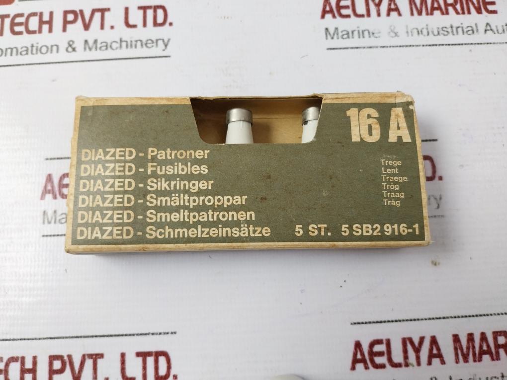 Siemens 5Sb2916-1 Bottle Fuse 16A [1 Box = 5Pcs]