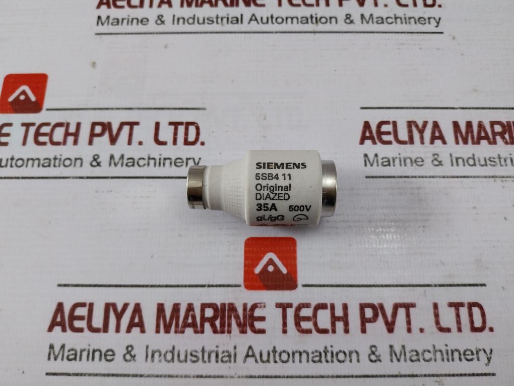 Lot of 5x SIEMENS 5SB4 11 Diazed Fuse GL/GG 35A 500V