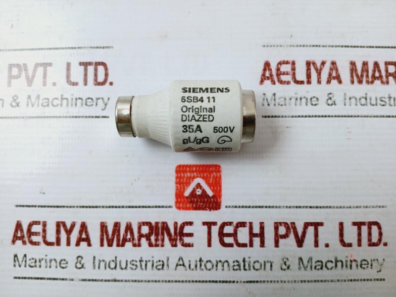 Lot of 3x Siemens 5SB411 Diazed Fuse Link 35A 500V