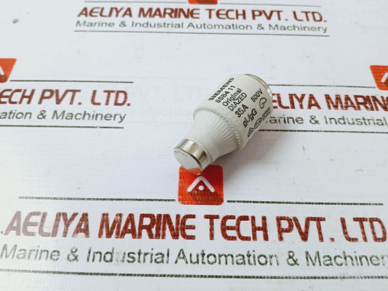 Lot of 3x Siemens 5SB411 Diazed Fuse Link 35A 500V