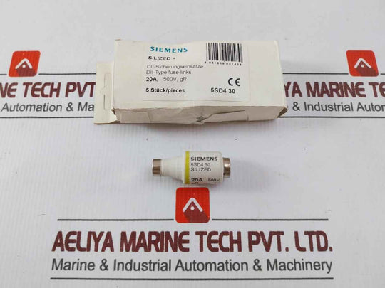 Siemens 5Sd4 30 Dii-type Fuse-links 20A 500V Gr