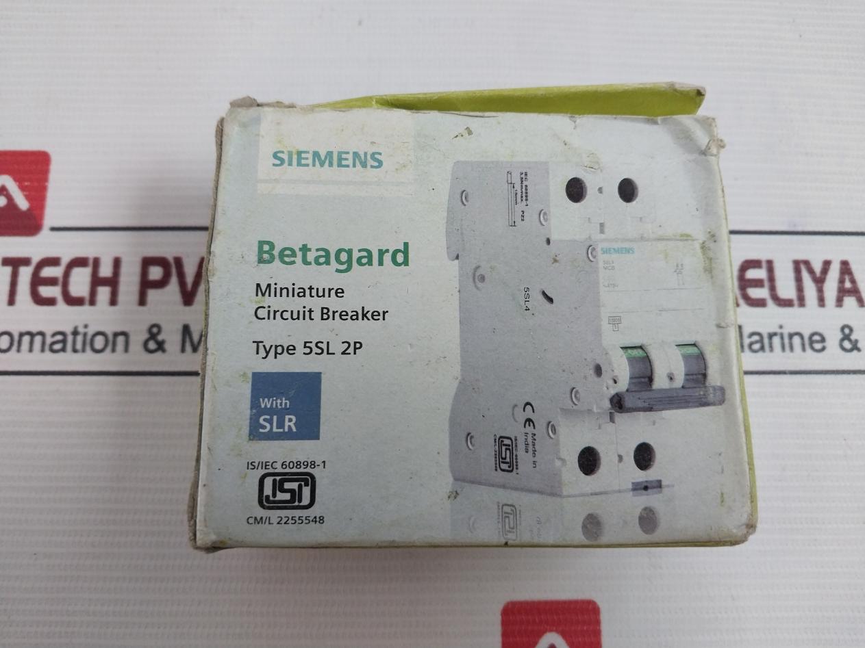 Siemens 5Sl42087Rc Miniature Circuit Breaker 2P C8A 2C08A Is/Iec60898-1