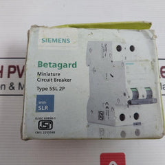 Siemens 5Sl42087Rc Miniature Circuit Breaker 2P C8A 2C08A Is/Iec60898-1