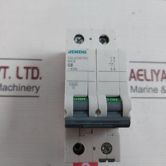 Siemens 5Sl42087Rc Miniature Circuit Breaker 2P C8A 2C08A Is/Iec60898-1