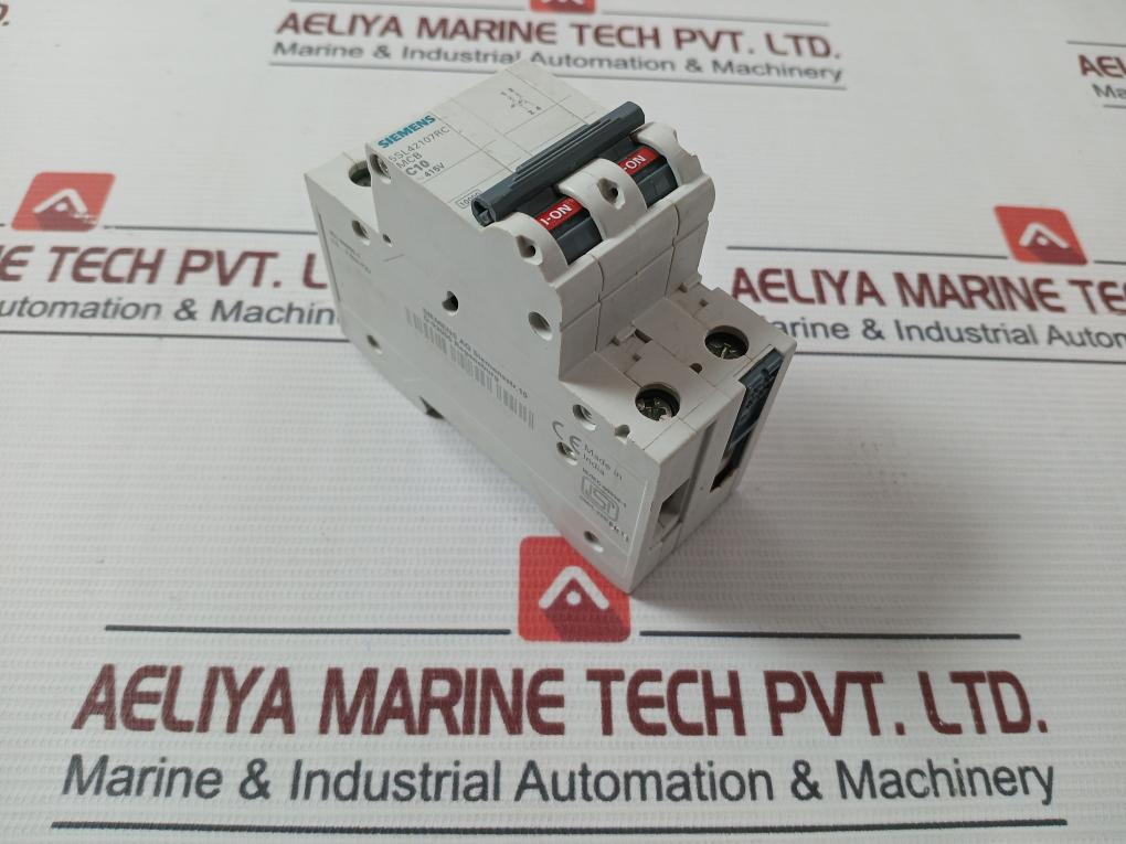 Siemens 5Sl42107Rc 2 Pole Miniature Circuit Breaker Iec 60898-1