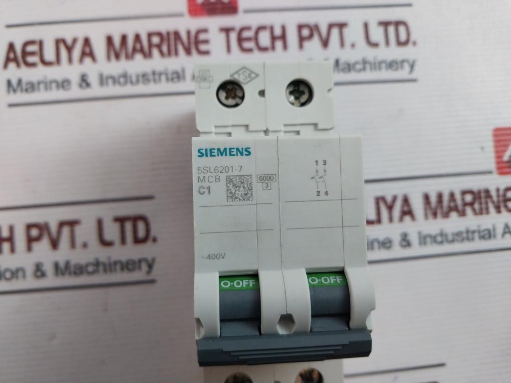 Siemens 5Sl6201-7 Miniature Circuit Breaker