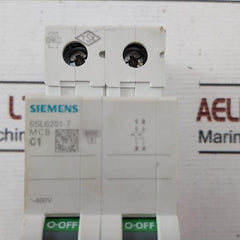 Siemens 5Sl6201-7 Miniature Circuit Breaker 400V 10A