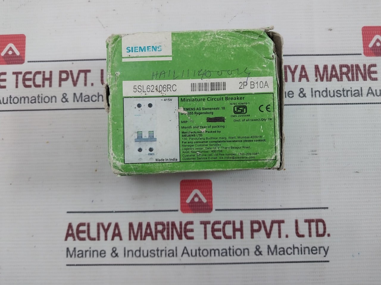 Siemens 5Sl62106Rc Miniature Circuit Breaker