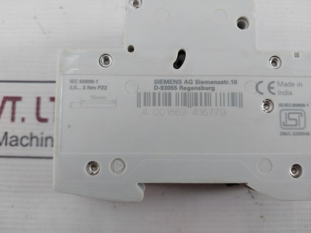 Siemens 5Sl62106Rc Miniature Circuit Breaker
