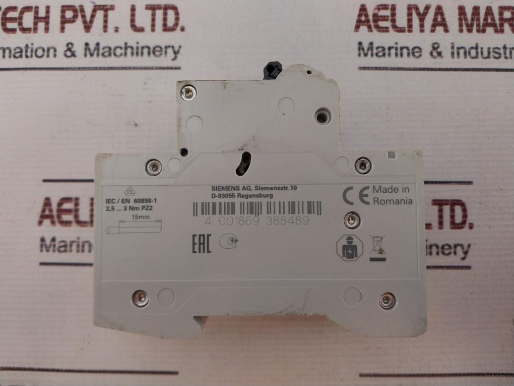 Siemens 5Sl6216-7 Circuit Breaker 400V