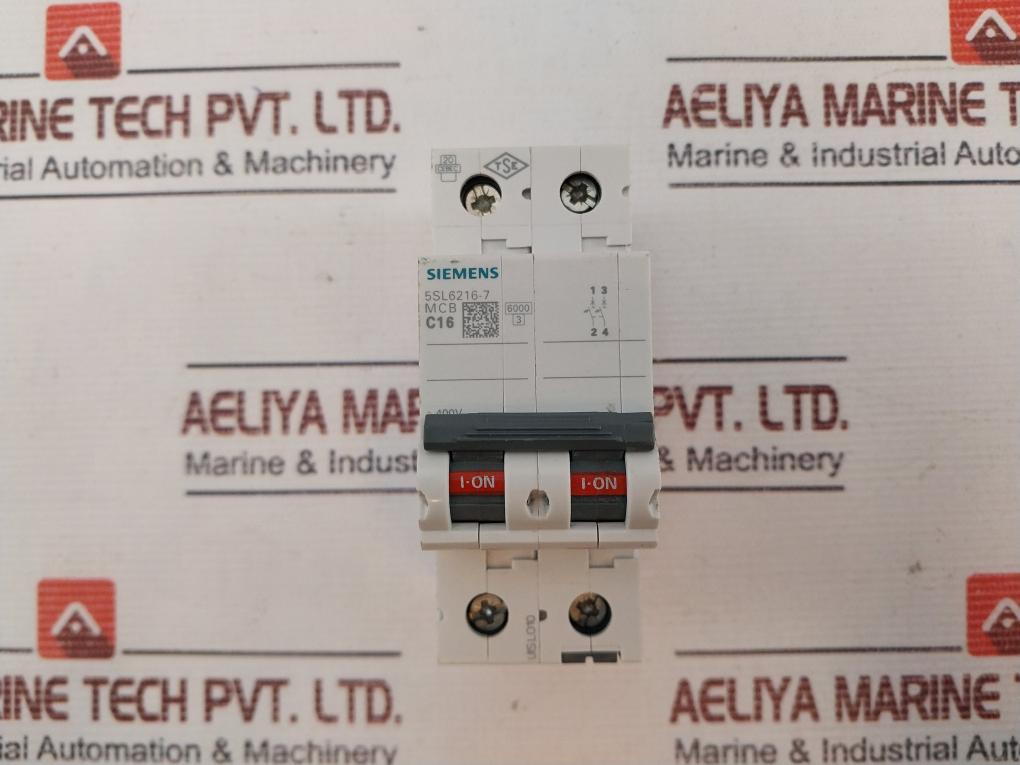 Siemens 5Sl6216-7 Circuit Breaker 400V