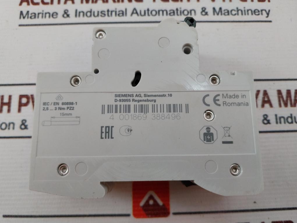 Siemens 5Sl6220-7 Miniature Circuit Breaker 400V