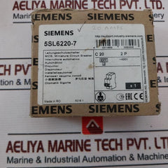 Siemens 5Sl6220-7 Miniature Circuit Breaker 400V