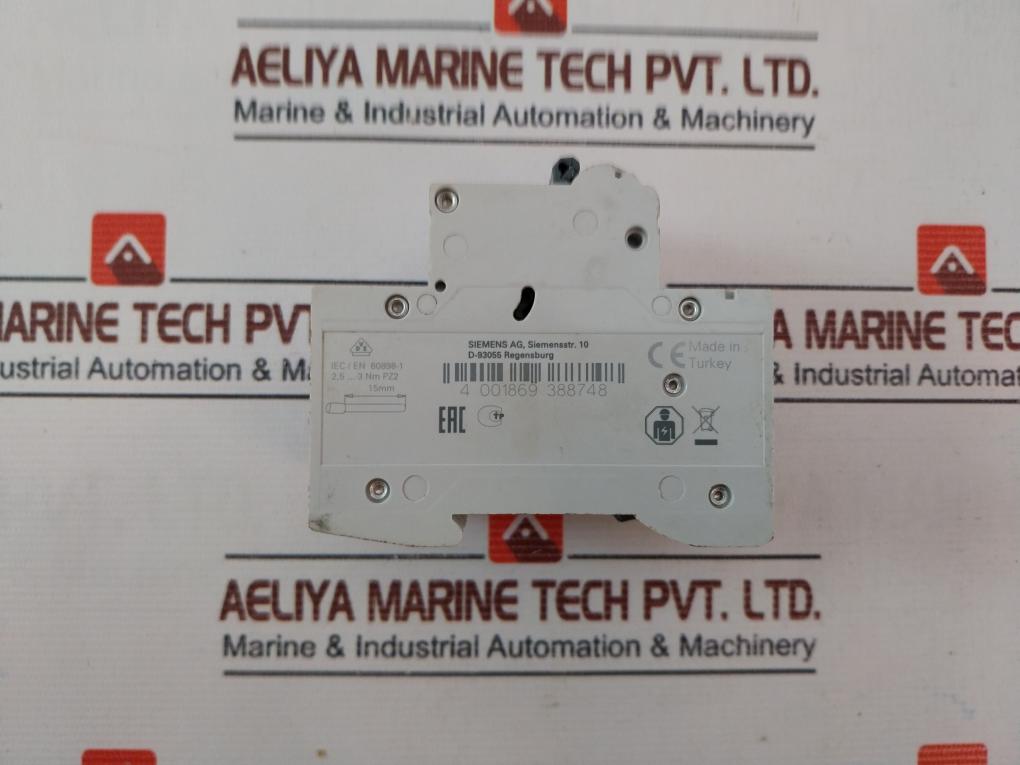 Siemens 5Sl6310-7 Miniature Circuit Breaker C10A