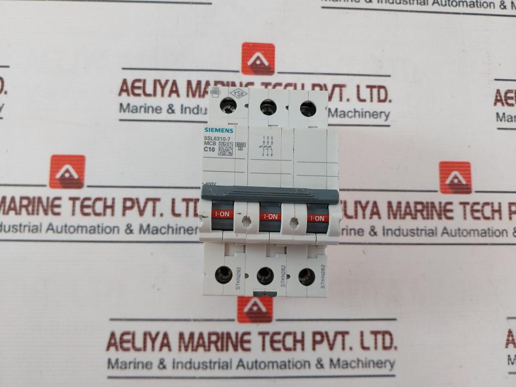 Siemens 5Sl6310-7 Miniature Circuit Breaker C10A