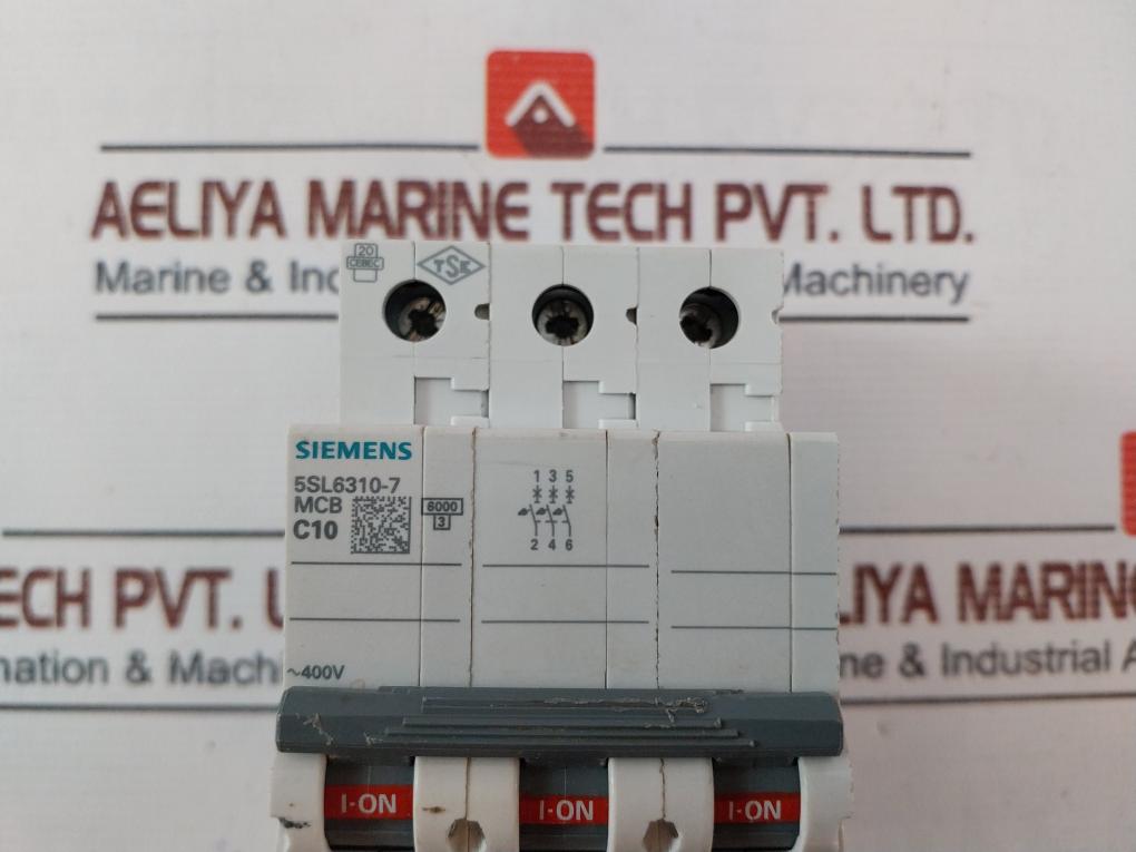 Siemens 5Sl6310-7 Miniature Circuit Breaker C10A