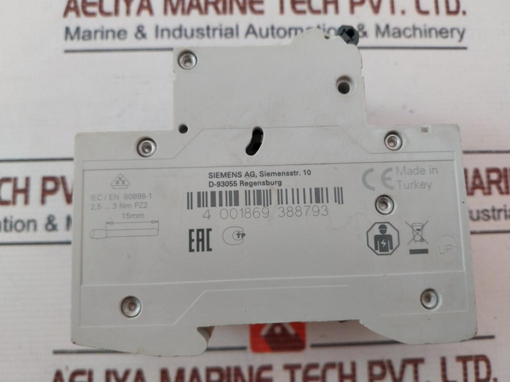 Siemens 5Sl6332-7 Circuit Breaker ~400V