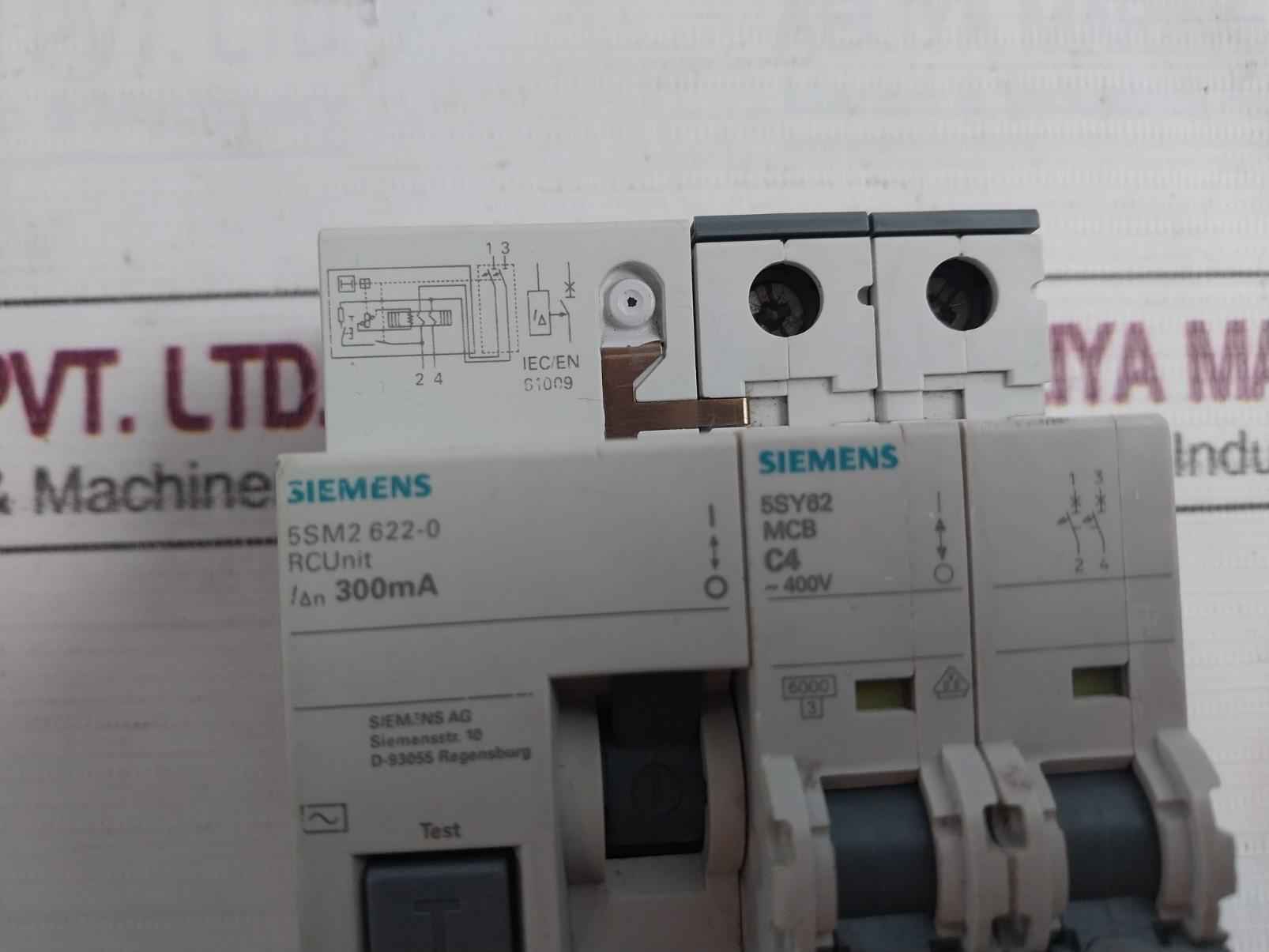 Siemens 5Sm2 622-0 Rc Unit 400V 300Ma