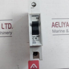 Siemens 5Sq21 Miniature Circuit Breaker 1 Pole 50Hz 240/415V