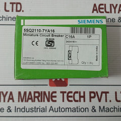 Siemens 5Sq21 Minigard 1 Pole Miniature Circuit Breaker 240/415V 50 Hz