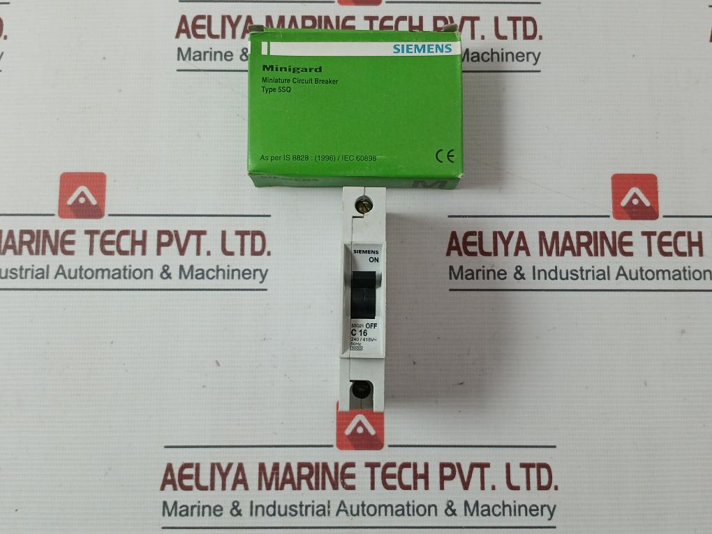 Siemens 5Sq21 Minigard 1 Pole Miniature Circuit Breaker 240/415V 50 Hz