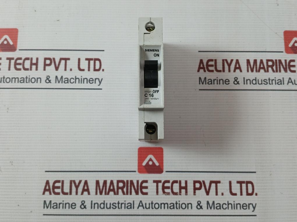 Siemens 5Sq21 Minigard 1 Pole Miniature Circuit Breaker 240/415V 50 Hz